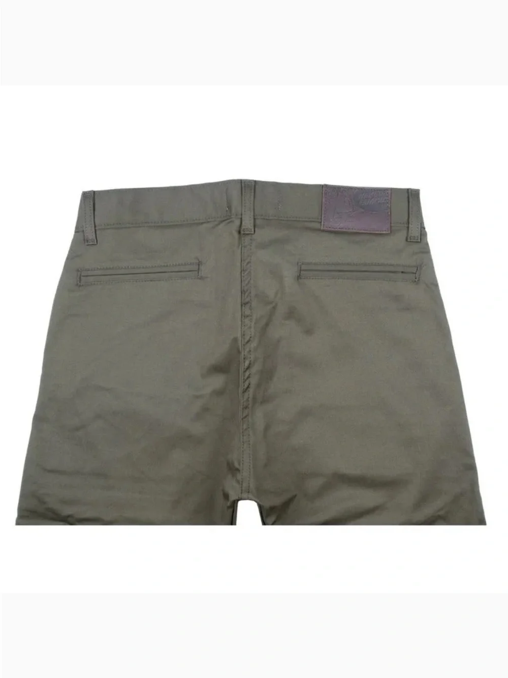 Naked & Famous Slim Chino green stretch twill Japanese Sz 30